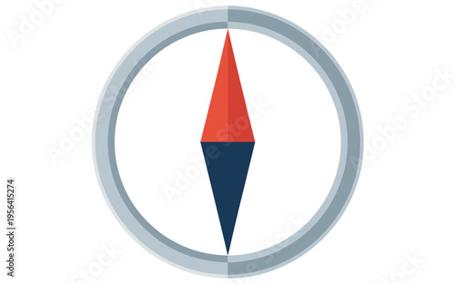 Minimalist Vector Compass Icon Designed As A Fun Printable Coloring Pa