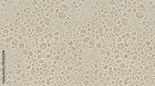 Macro texture of almond milk fat globule dispersion with creamy micro bubbles. Plant based dairy background concept.