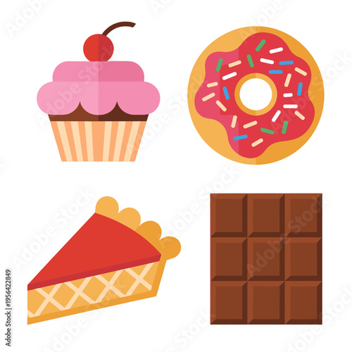 Assorted Delicious Baked Goods: A tempting display of sweet treats.