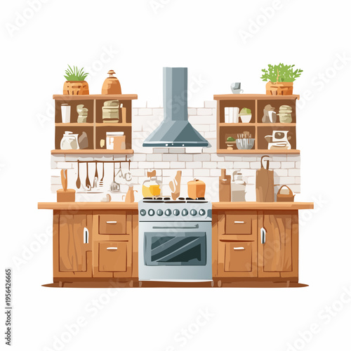 Gemütliche Landhausküche mit rustikalem Charme