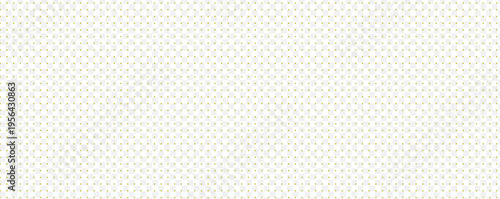 Seamless abstract geometric dot pattern with gold micro circles on white background