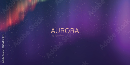 aurora light gradient elegant glowing night backdrop