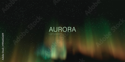 aurora light gradient dreamy aurora sky background