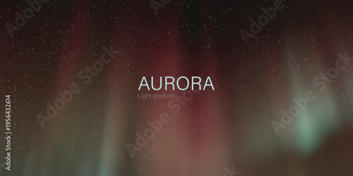 aurora light gradient colorful glowing cosmic design