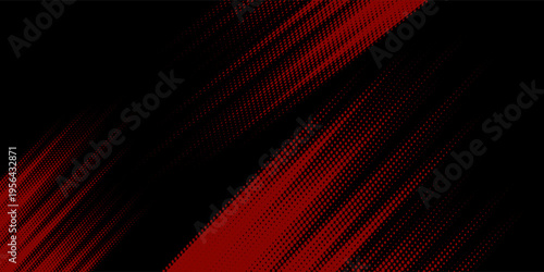 Halftone dots red and blue color pattern gradient grunge texture background. Dot pop art comic sport style vector illustration. modern background