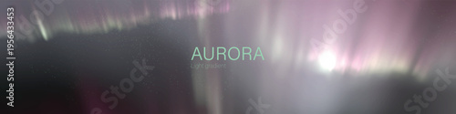 aurora light gradient luminous atmospheric sky design