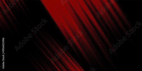 Halftone dots red and blue color pattern gradient grunge texture background. Dot pop art comic sport style vector illustration. modern background