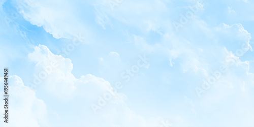 Blue sky with white clouds. The vast blue sky and clouds sky. blue sky white clouds nature outdoors