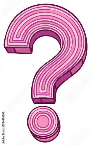 Pink Question Mark Graphic Illustration Doubtful Query Asking Inquiries