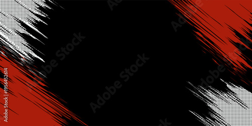 black white and red grunge texture background. eps 10