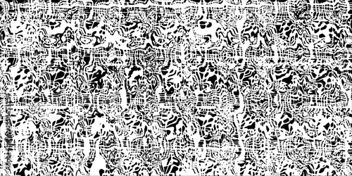 Black and white grunge. Distress overlay texture. Abstract surface dust and rough dirty wall background concept. Worn, torn, weathered effect. Vector illustration, EPS 10.