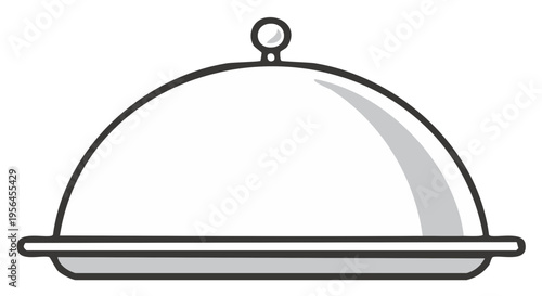 Silver serving dish with a domed lid and handle for elegant food presentation and surprises