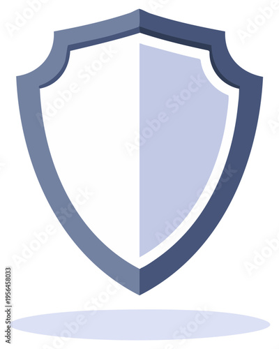 Elegant Heraldic Crest: Symbolic Protection, Security, and Shield Icon Symbolizing Safety