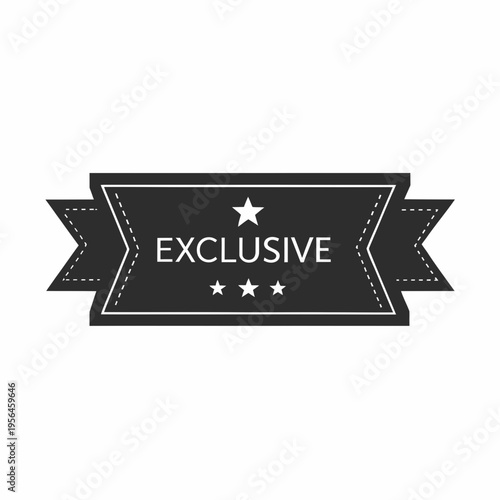 Exclusive label graphic