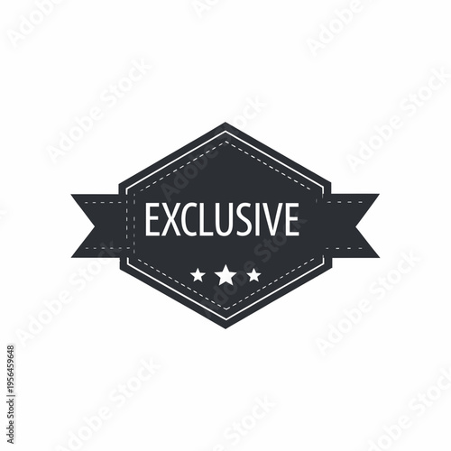 Exclusive label graphic