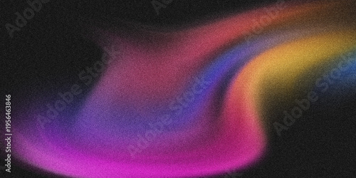 Bild auf Leinwand Cosmic nebula swirls in vibrant galactic colors against dark space