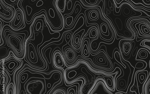 Abstract topographic contours map background, Vector geographic contour map Topographic patterns Vintage outdoors style. World map Template. 