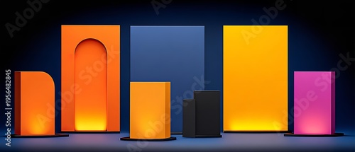 Futuristic background in the style of the metaverse