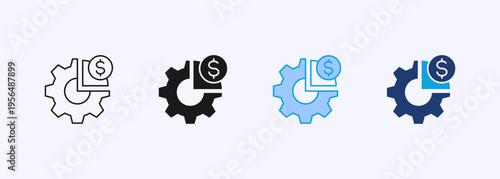 Equity Icon Set Multiple Style Collection Element For Design