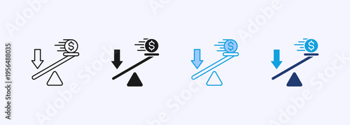 Leverage Icon Set Multiple Style Collection Element For Design