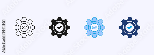 Default Icon Set Multiple Style Collection Element For Design