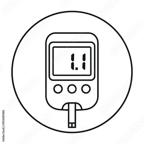 Blood glucose meter device for diabetes management