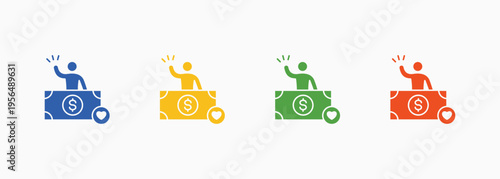 Interest Icon Set Color Multiple Style Collection Element For Design