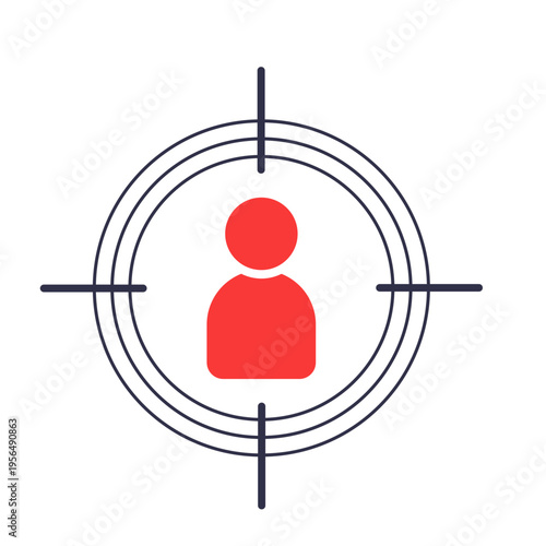 Military Target Human Crosshair Icons