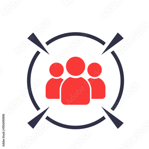 Military Target Human Crosshair Icons