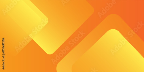 Abstract orange and yellow geometric background. Dynamic shapes composition. Cool background design for posters. Vector illustration