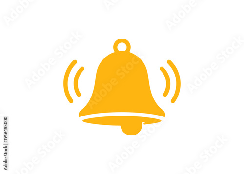 bell with vibration flat icon
Vector flat icon, isolated on white background