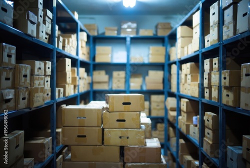 Suspenseful investigation unfolds in dark storage room intriguing thriller atmosphere