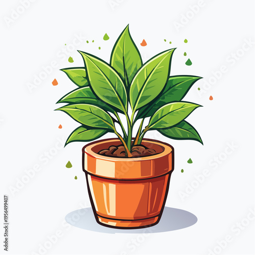 Japandi Pflanzendekoration mit minimalistischer Ästhetik