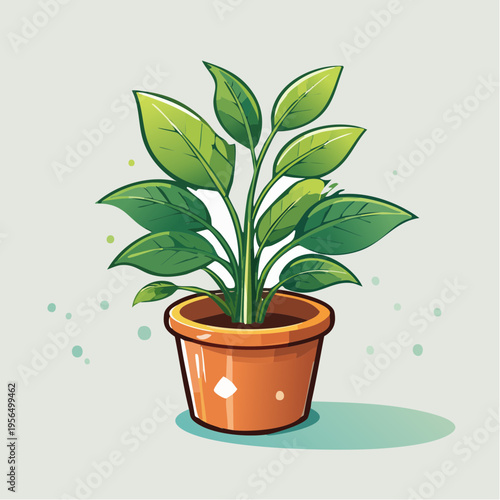 Japandi Pflanzendekoration mit minimalistischer Ästhetik