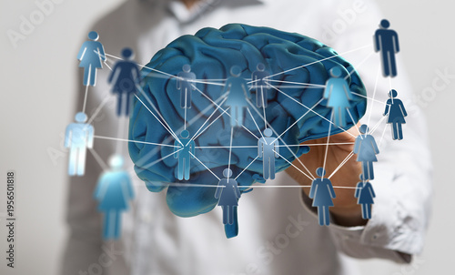 Abstract depiction of a bra...