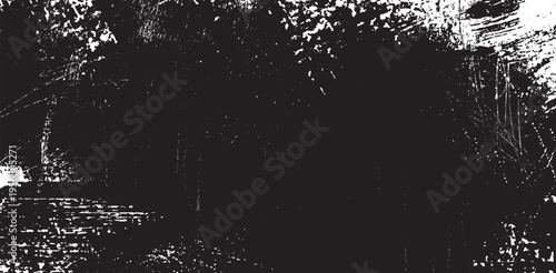 Scratched Grunge Urban Background Texture Vector. Dust Overlay Distress Grainy Grungy Effect. Distressed Backdrop Vector Illustration. Isolated Black on White Background. EPS 10.