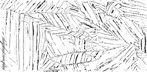 Worn down wallpaper pattern design. Broken plaster and grunge damask effect. Distressed overlay texture design. Vector illustration. Eps10.