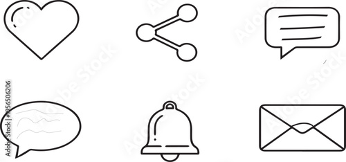 Set of vector icons for web featuring a cartoon food and drink illustration design with a kettle pot symbol and a purse silhouette object.