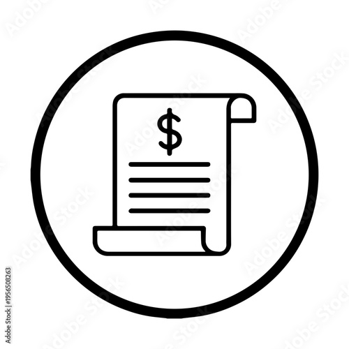 Invoice Document Icon