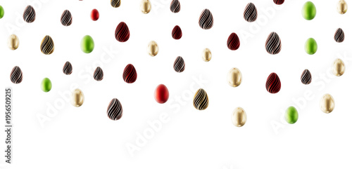 Elegant Easter egg assortme...