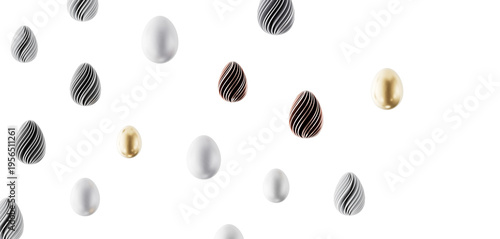 Artistic Easter egg design ...