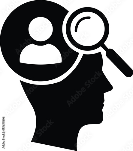 Investigating human profile with magnifying glass