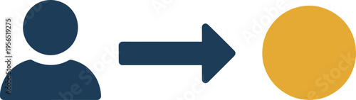 Lead generation process converting person into potential customer flat vector illustration