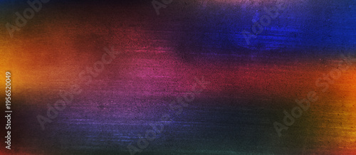 gradient colorful background rainbow with grainy texture, noise, scratch and blur concept
