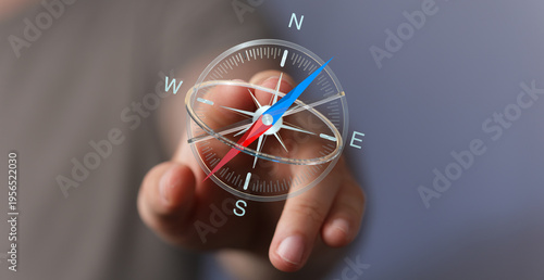 Close up of a hand interact...