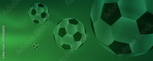 Modern background with soccer football ball.