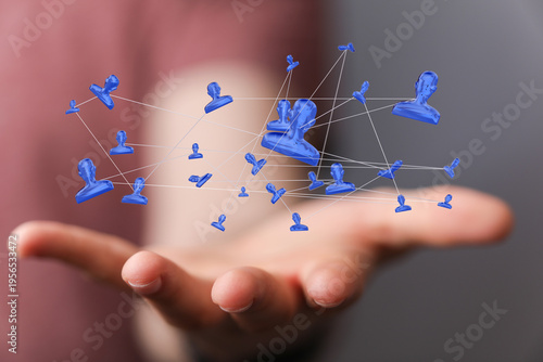 Abstract image of a network...