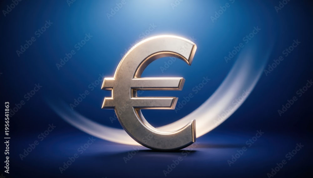 Fototapeta premium Euro Currency Financial Growth Investment Concept