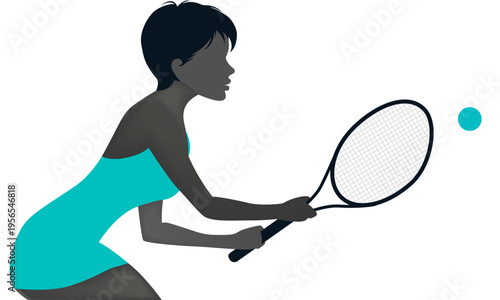  Woman squash racket