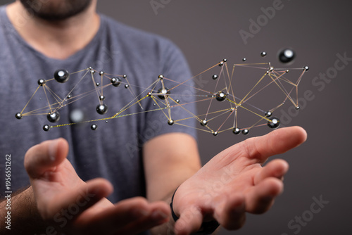 Abstract image of a person ...